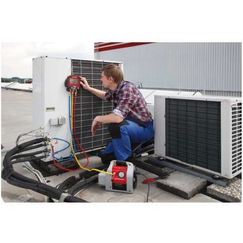 ⁦משאבת ואקום 3 CFM דו הדרגתית ROAIRVAC רוטנברגר⁩ – תמונה ⁦2⁩