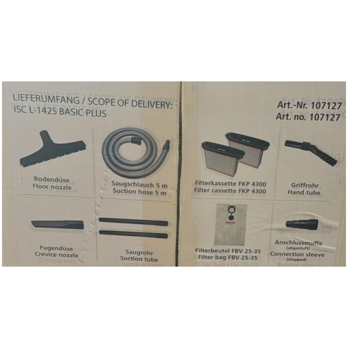 ⁦שואב אבק תעשייתי רוטט Starmix 1425-ISCL⁩ – תמונה ⁦4⁩