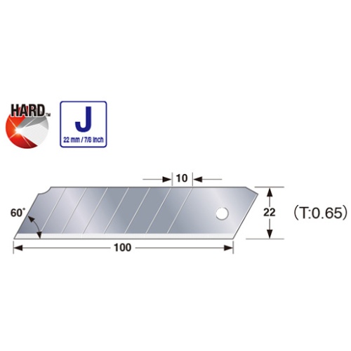 ⁦להב עבה LCB62 לסכינים רחבים דגמים LC620/630  TAJIMA⁩ – תמונה ⁦2⁩